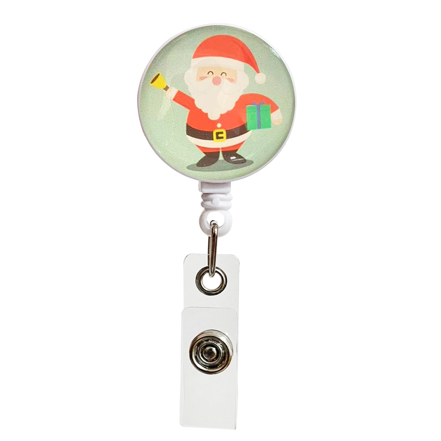 Wholesale Crystal Glass Christmas Stockings Telescopic Keychain